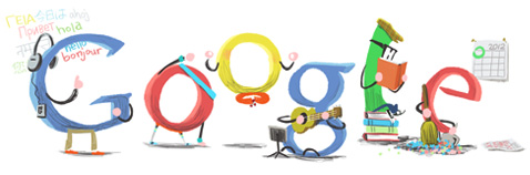 google doodle pour annee 2012